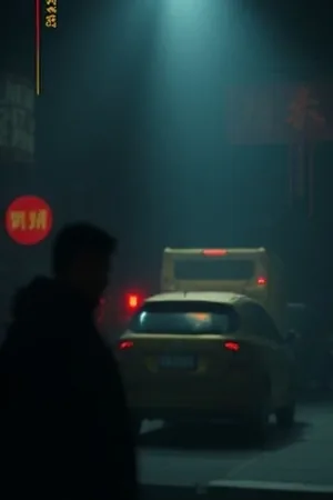 静默广播封面，深夜电台话筒与红色指示灯