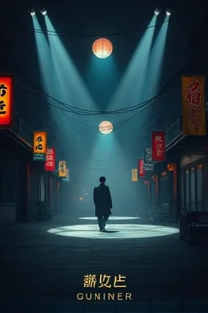 长夜档案室封面，昏黄台灯下的铁皮档案柜